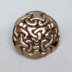 Hedeby round brooch bronze