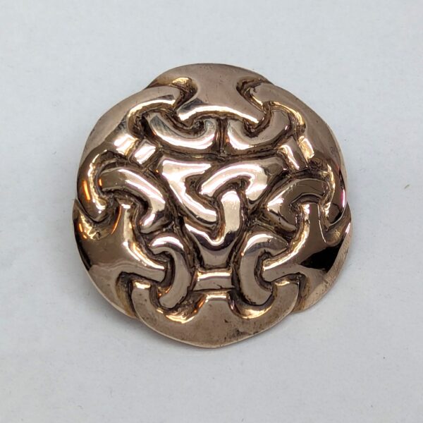 Hedeby round brooch bronze