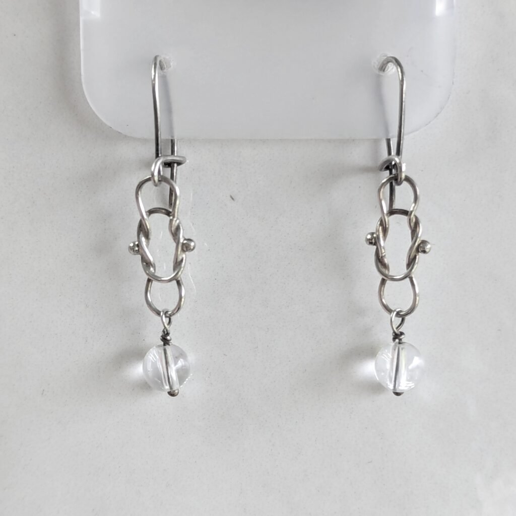 Roman knot earrings