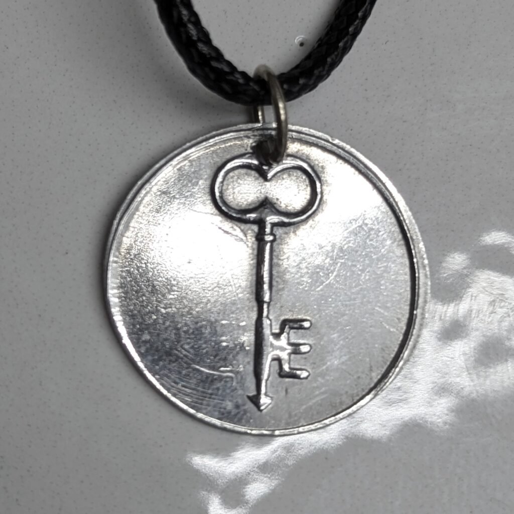Skeleton Key Chatelaine pendant