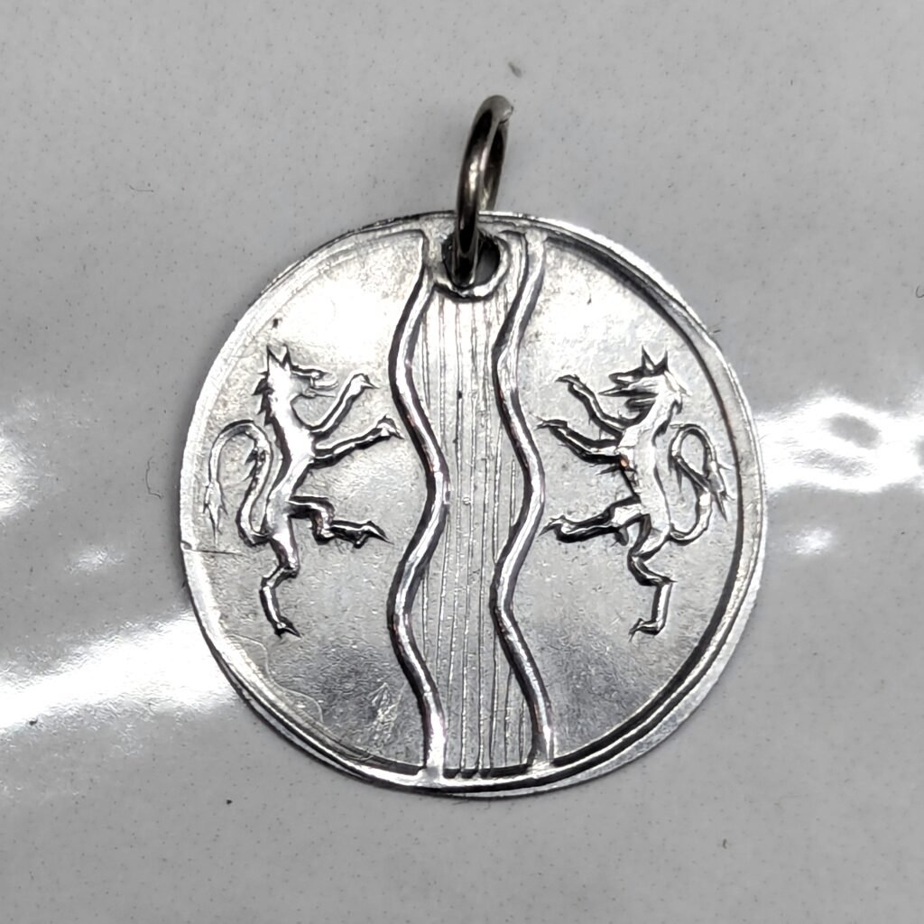Scarlet Banner pendant