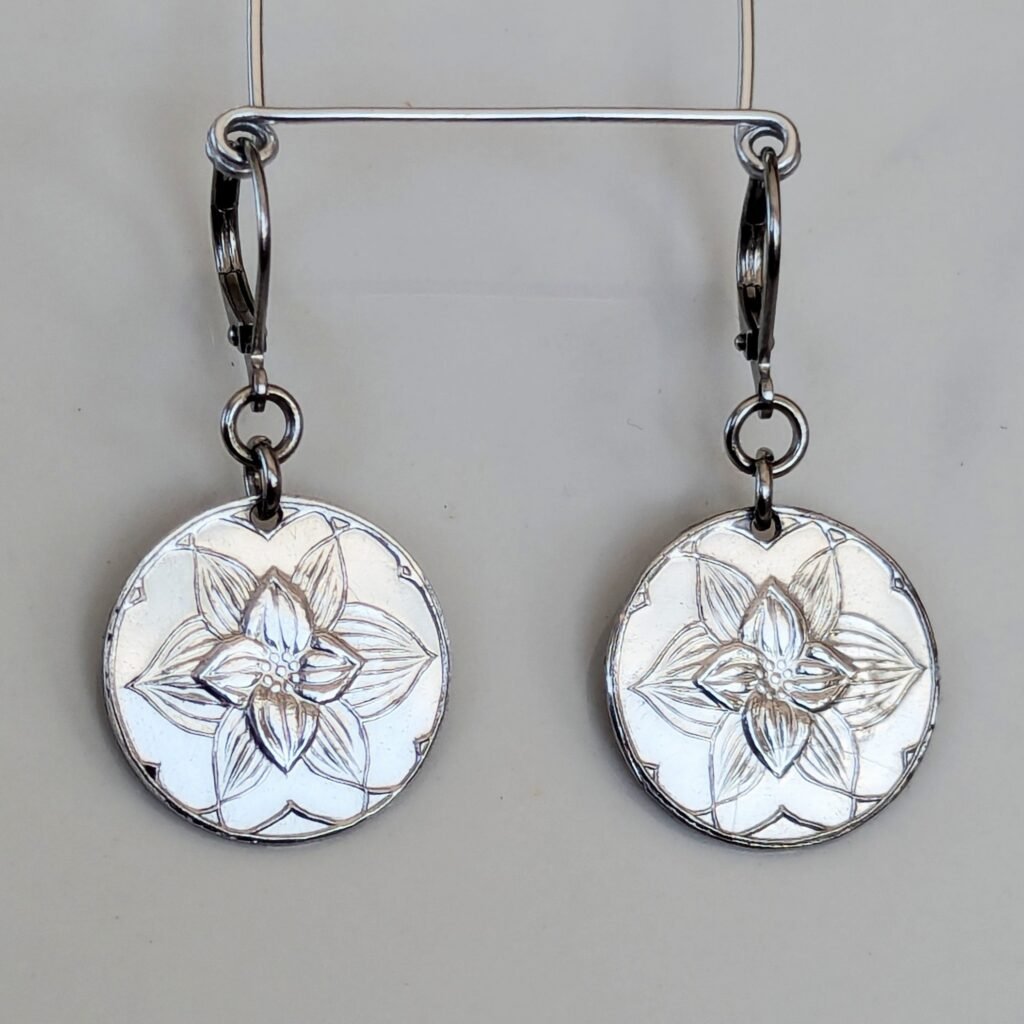 Bunchberry earrings