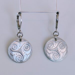 Spirals and Whale Tails earrings