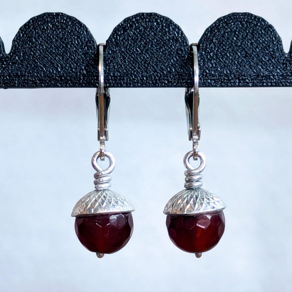 Acorn Gem Earring