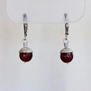 Acorn Gem Earring